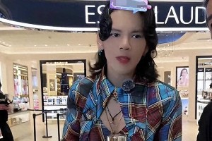 向佐另类造型引爆流量：羽绒服变鸡蛋饼吸睛1200万